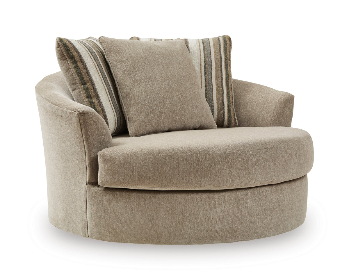 Linenhause Oversized Swivel Accent Chair