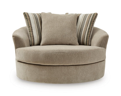 Linenhause Oversized Swivel Accent Chair