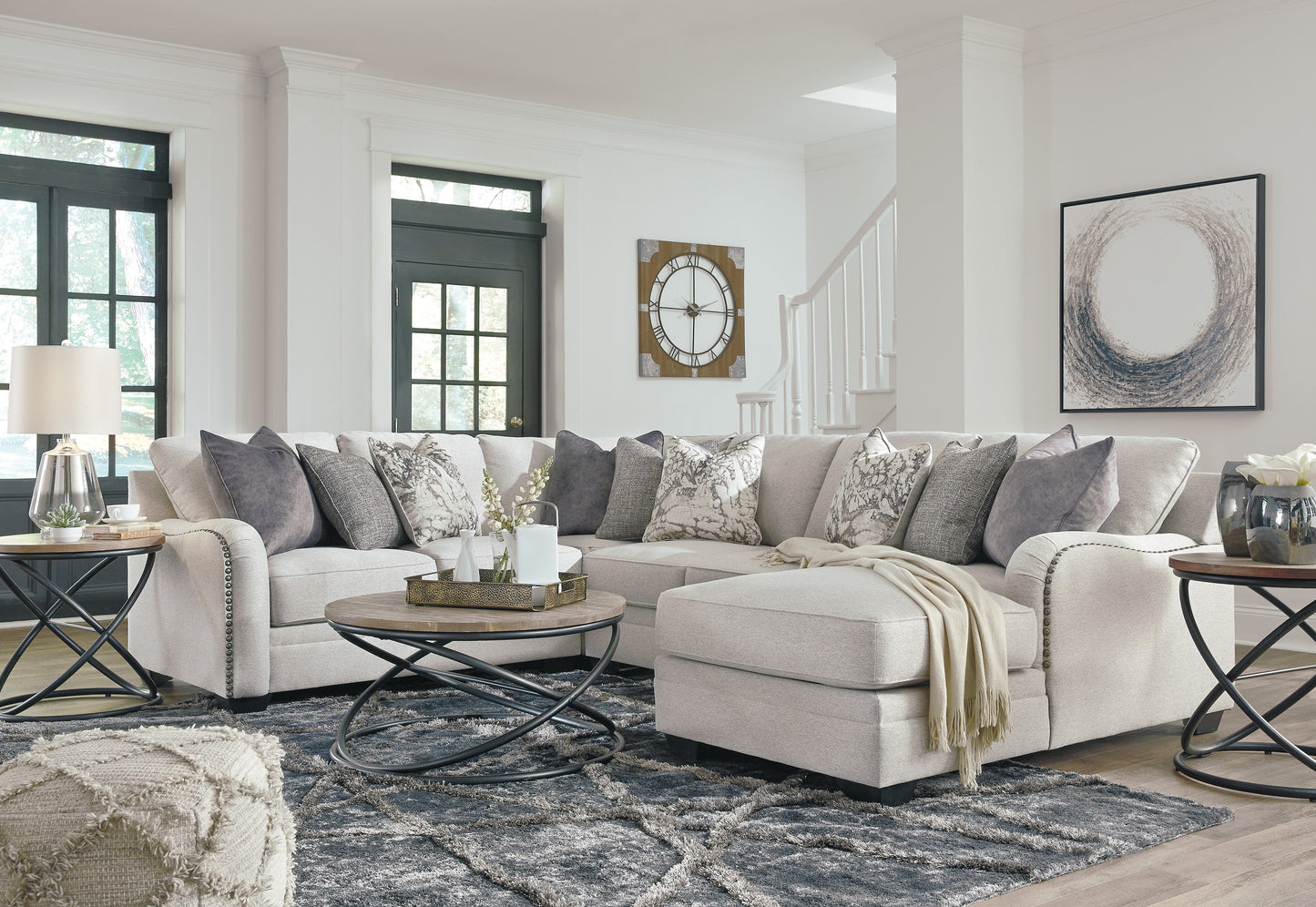 32101S6| Dellara 4-Piece Sectional with Chaise