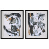 Uttermost Winterland Abstract Prints, Set/2