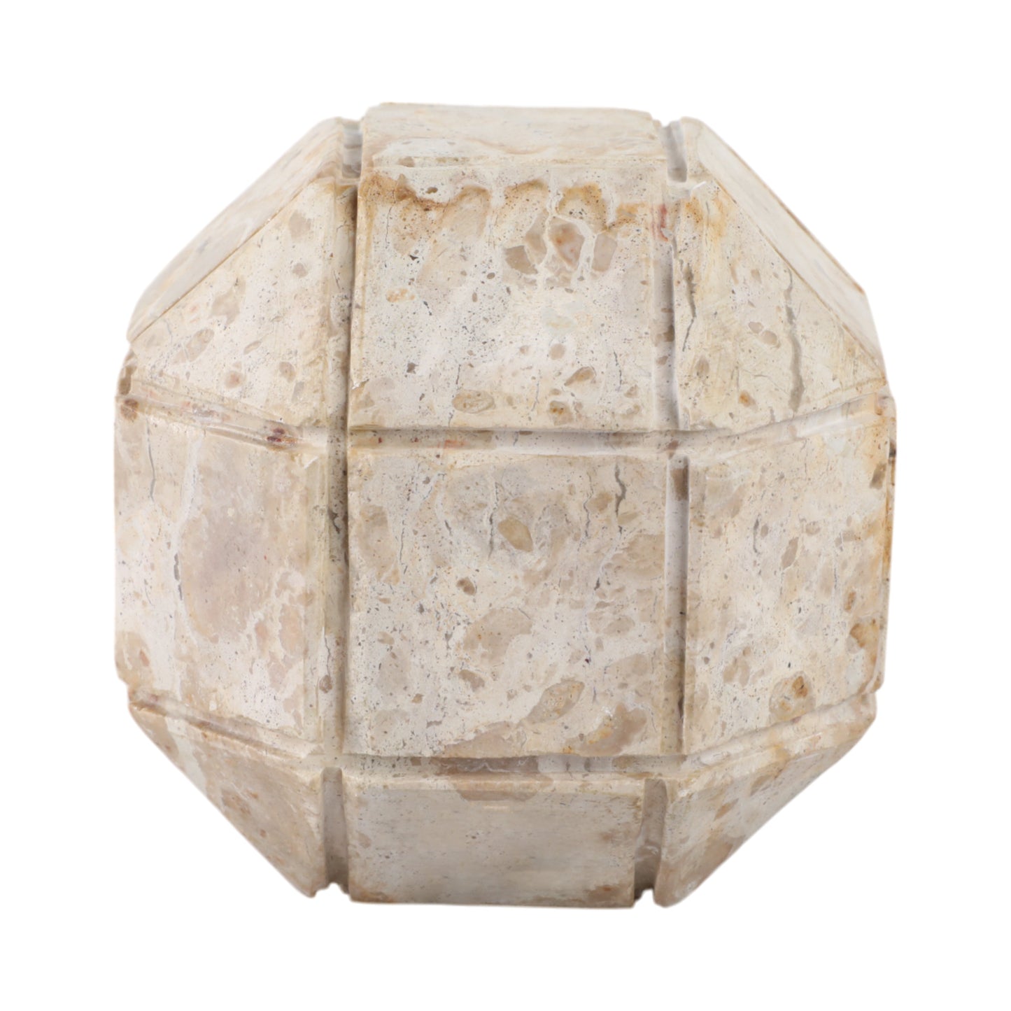 5" Pompano Medium Beige Marble Sphere