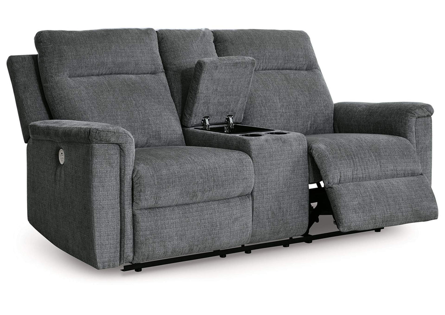 Ashley Homestore | Barnsana Power Reclining Loveseat with Console