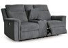 Ashley Homestore | Barnsana Power Reclining Loveseat with Console