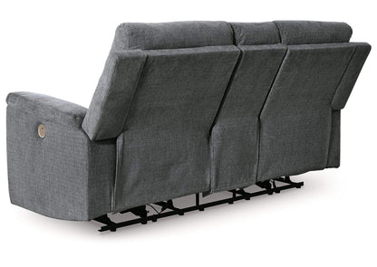 Ashley Homestore | Barnsana Power Reclining Loveseat with Console
