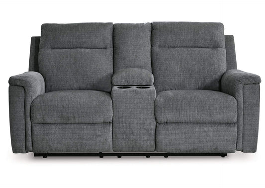 Ashley Homestore | Barnsana Power Reclining Loveseat with Console