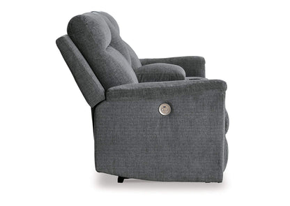 Ashley Homestore | Barnsana Power Reclining Loveseat with Console