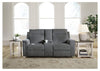 Ashley Homestore | Barnsana Power Reclining Loveseat with Console