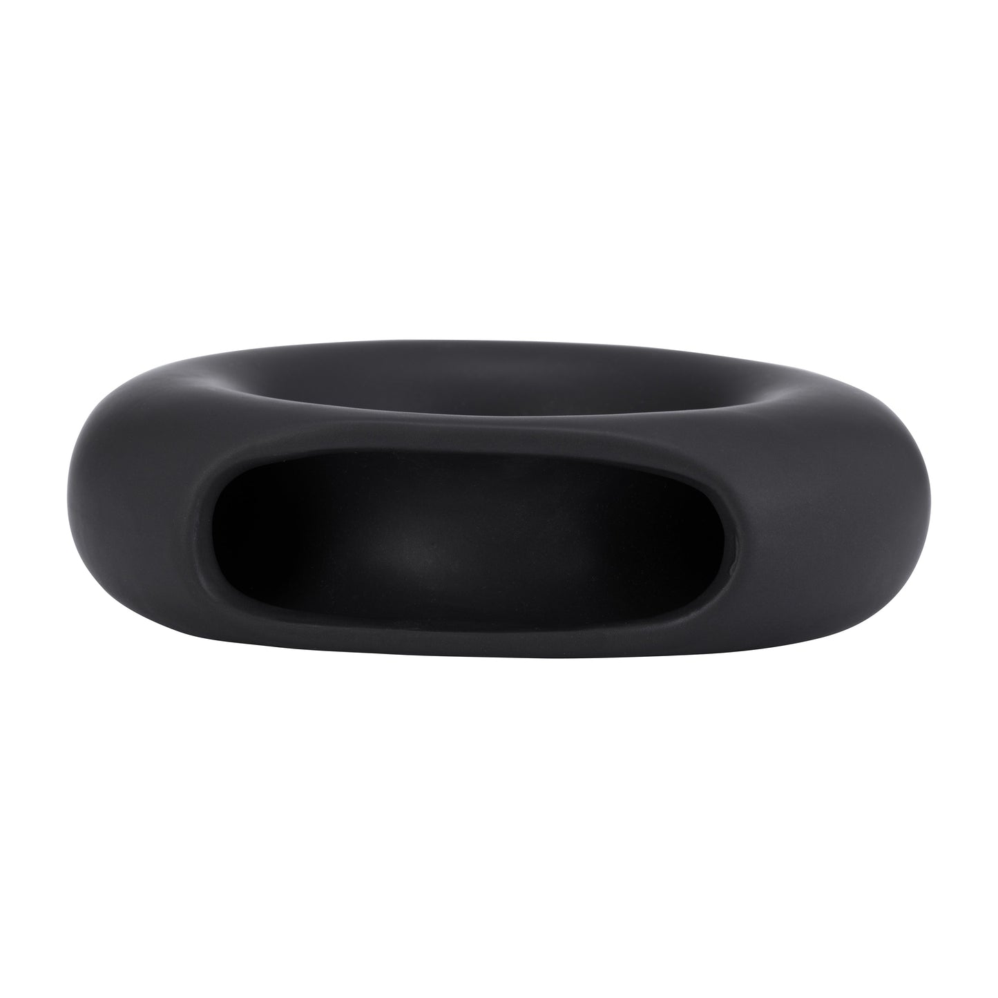 17058-02 |Cer, 5" Donut Vase, Black