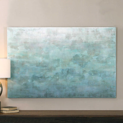 Frosted Landscape Hand Painted Canvas Hp