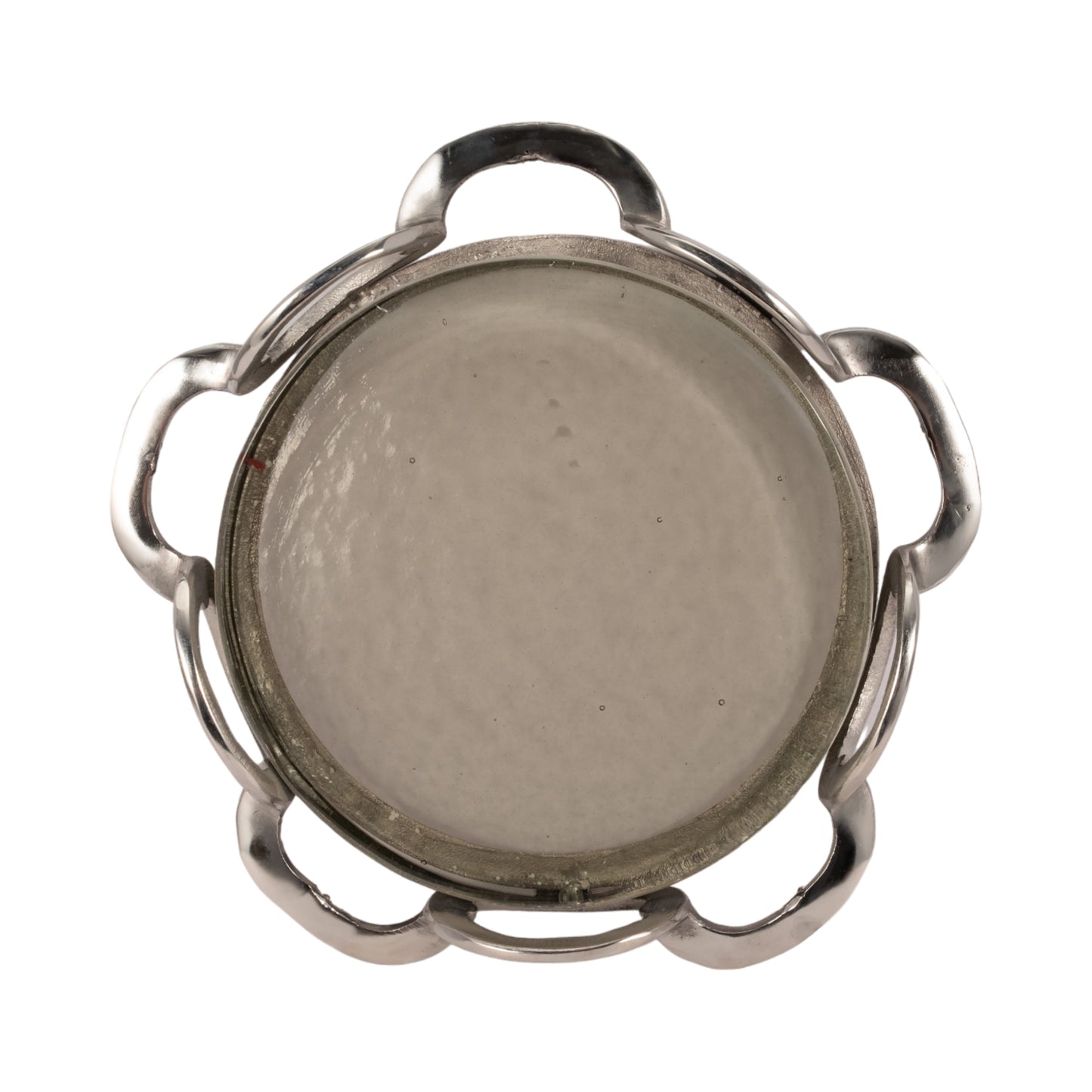 13" Palmas Small Silver Link Tray