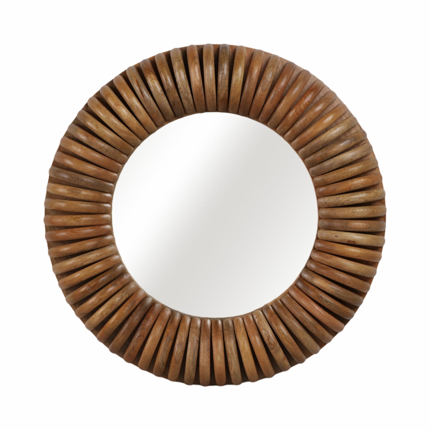 36" CHASTAIN CARVED WOOD WALL MIRROR