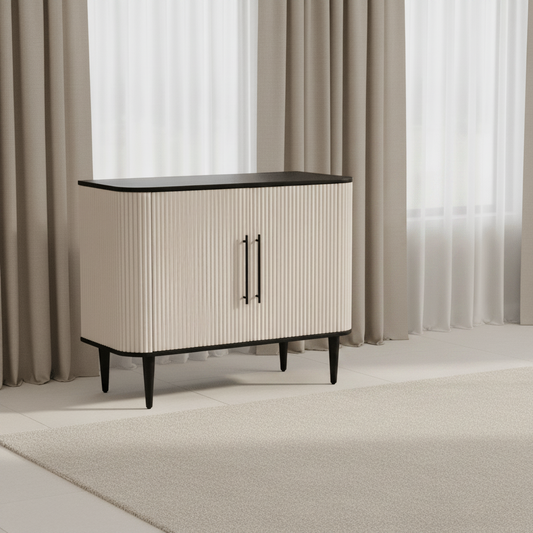 38" LOXLEY GREY WOOD CHEST