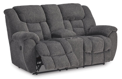 Foreside Reclining Loveseat with Console