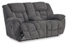 Foreside Reclining Loveseat with Console