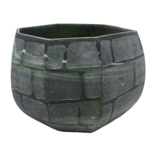 EV19655-01  16" HELVIG MEDIUM GLASS VASE( Sagebrook Home  )