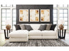 39402S3 Elissa Court 3-Piece Sectional Sofa with Chaise