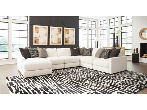 39402S6 Elissa Court 6-Piece Sectional with Chaise
