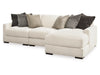 39402S4 Elissa Court 3-Piece Sectional Sofa with Chaise