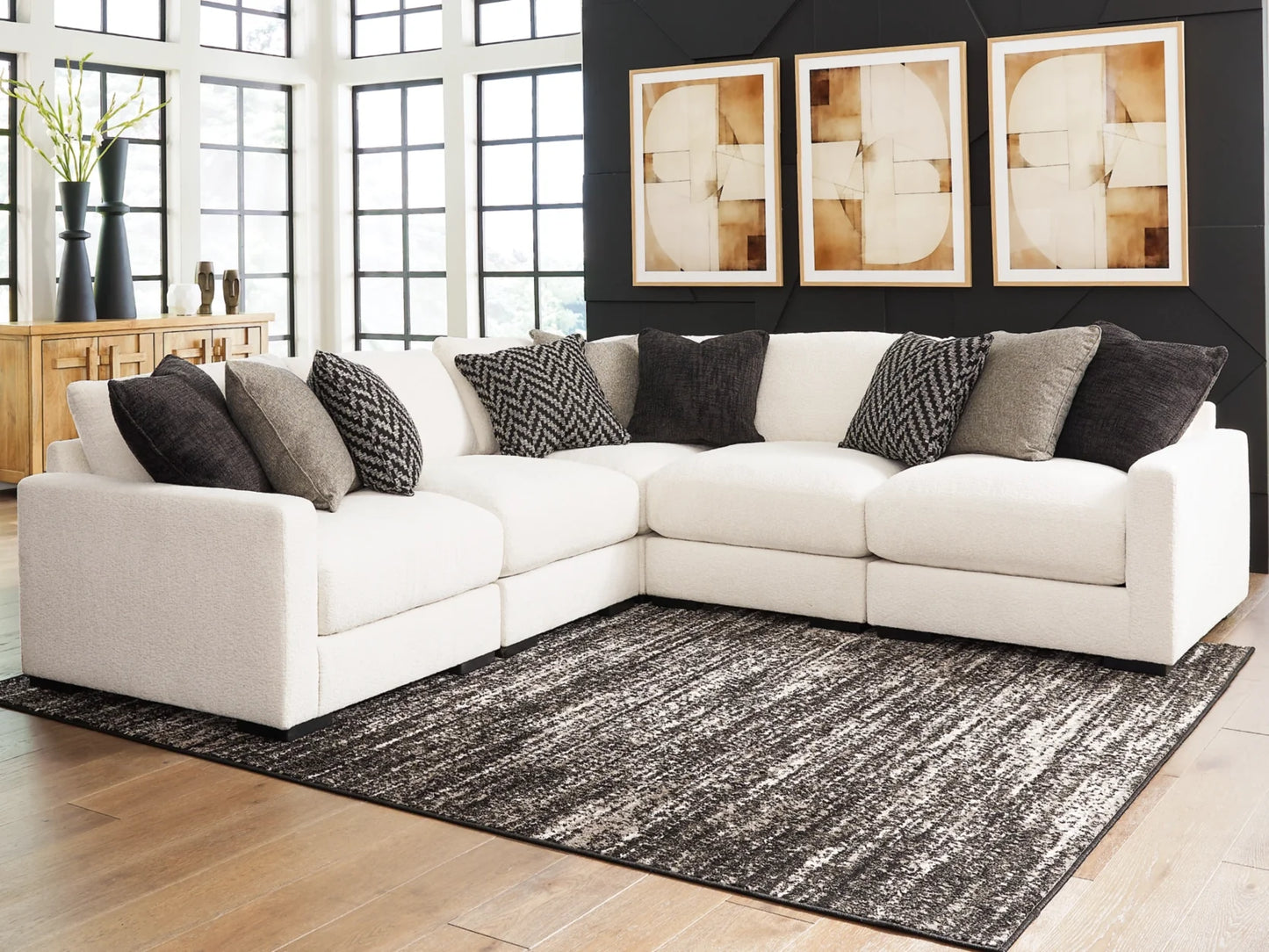 39402S7 Elissa Court 5-Piece Sectional