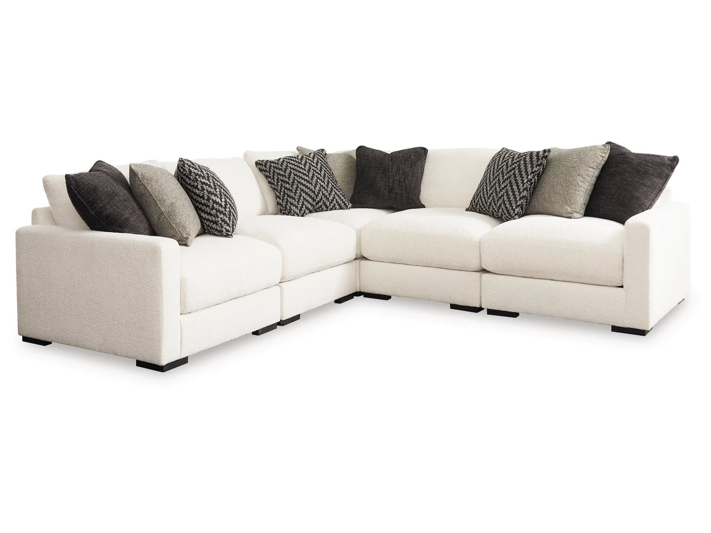 39402S7 Elissa Court 5-Piece Sectional