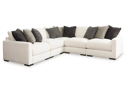 39402S7 Elissa Court 5-Piece Sectional