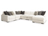 39402S5 Elissa Court 6-Piece Sectional with Chaise