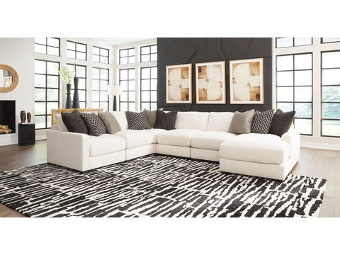 39402S5 Elissa Court 6-Piece Sectional with Chaise