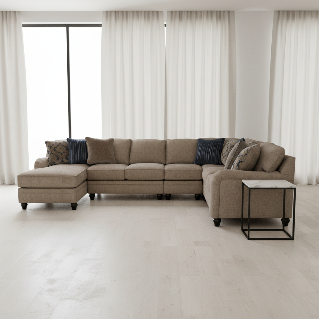 Huntsworth 5-Piece Sectional with Chaise
