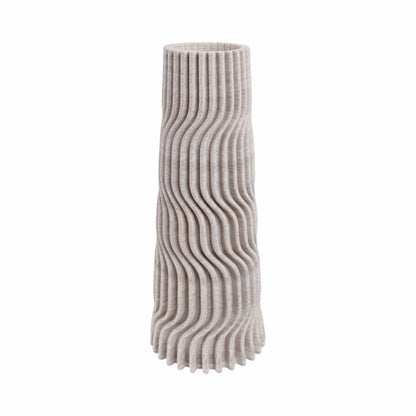 Shelvin 3d Printed Porcelain Vase, Multi |EV21283-02