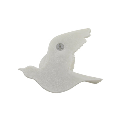 EV19794 |S/3 Horizon Quartz Resin Bird Wall Decor, White