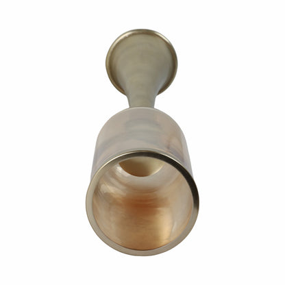 34" Illum Small Gold Glass Candle Hurricane