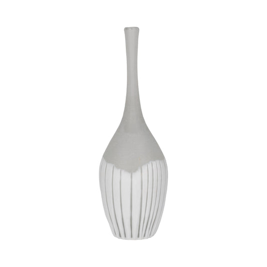 EV19640-02  13" DULCET SMALL GLASS VASE( Sagebrook Home  )