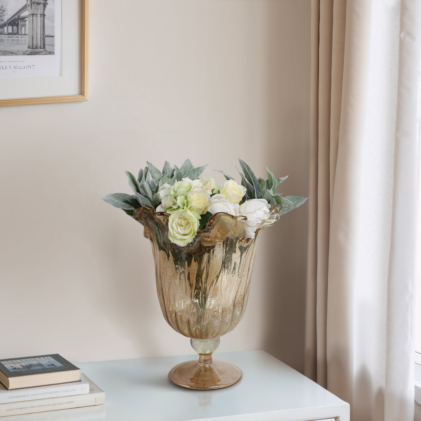 18" Maggiore Italian Art Glass Vase