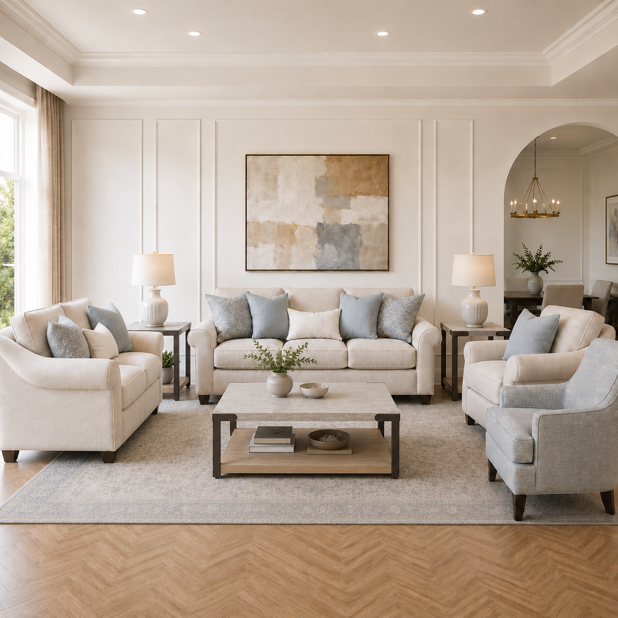 Belread Sofa Set with Free OCCASIONAL TABLE SET (3/CN)