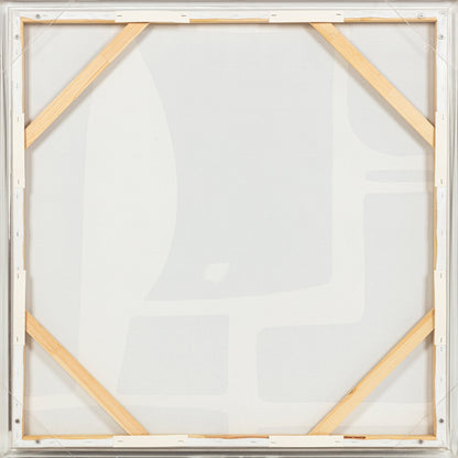 40X40 MERTON ACRYLIC FRAME HANDPAINTED WALL ART
