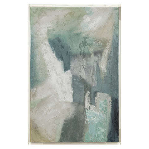 40X60 BEXLEY ACRYLIC FRAME HANDPAINTED WALL ART