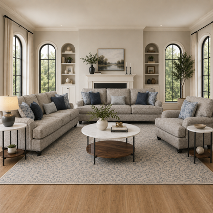 Tight-Rope Morren Sofa set with Free Wrenwich Occasional Table Set (3/CN)