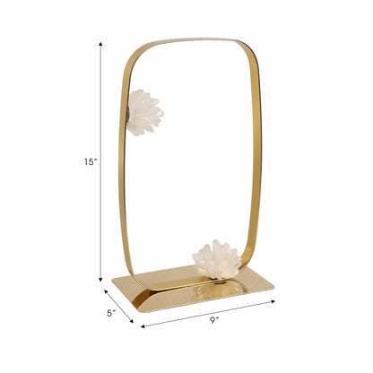 15" Hudson Large Stone Statuary, Clear