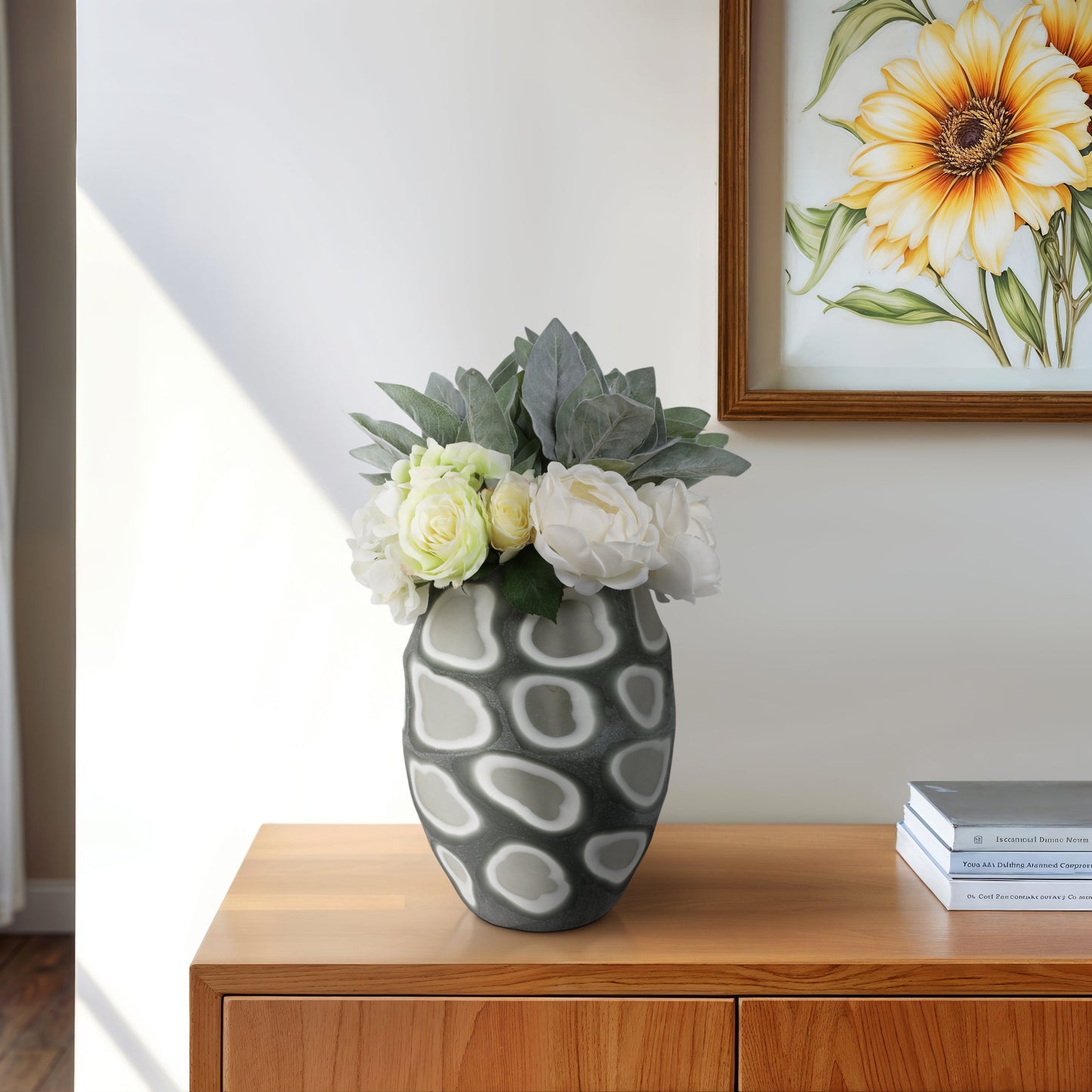 12" Limoge Small Glass Mushroom