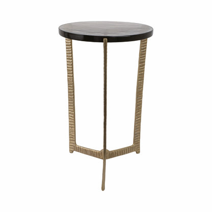 22" Bennington Tall Recycled Glass Accent Table