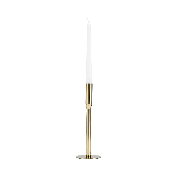 17659-02 |Metal, 14"H Taper Candle Holder, Gold