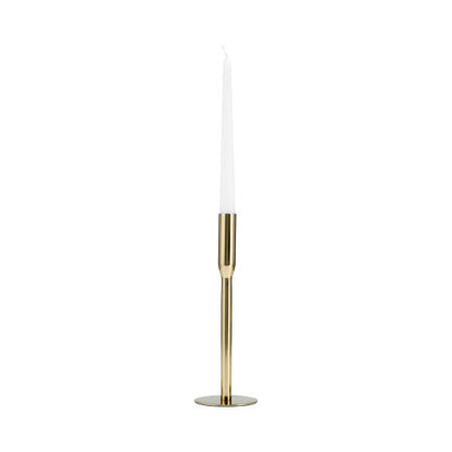 17659-02 |Metal, 14"H Taper Candle Holder, Gold