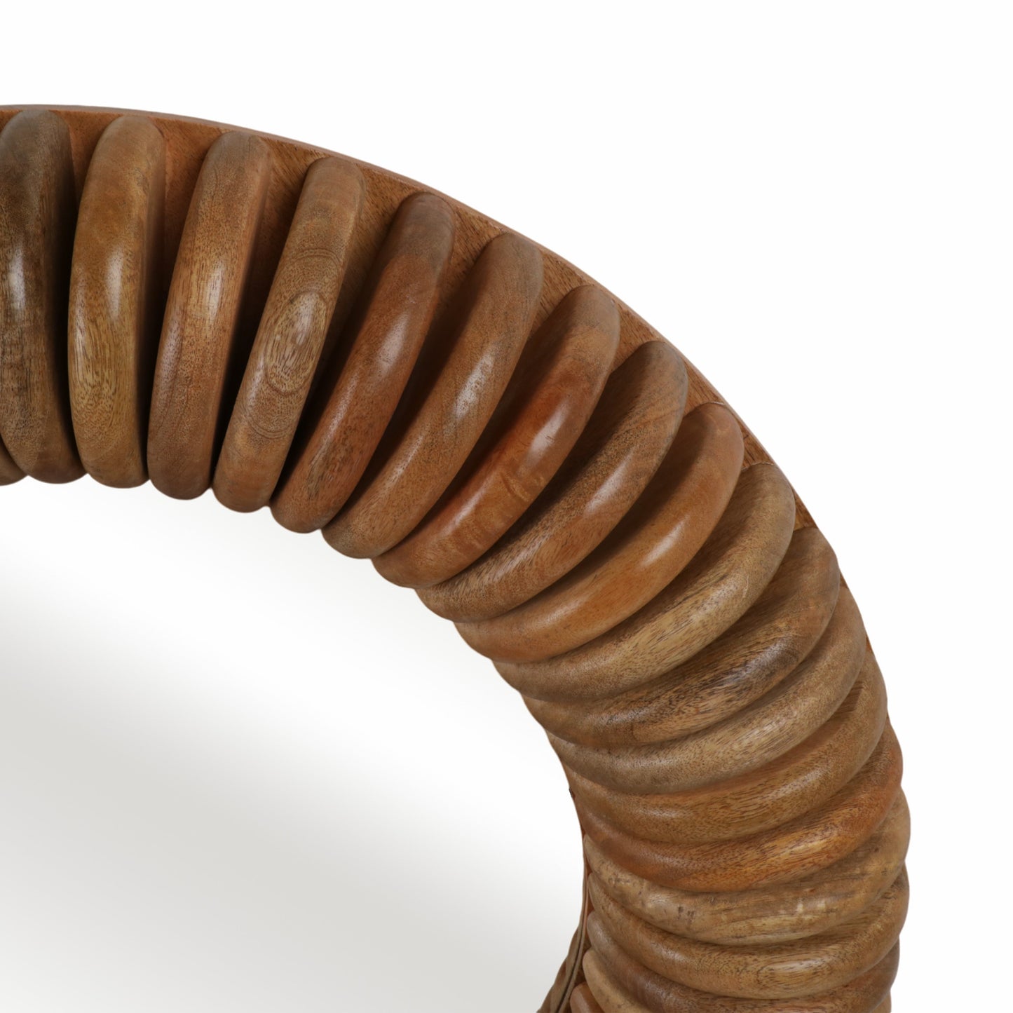 36" CHASTAIN CARVED WOOD WALL MIRROR