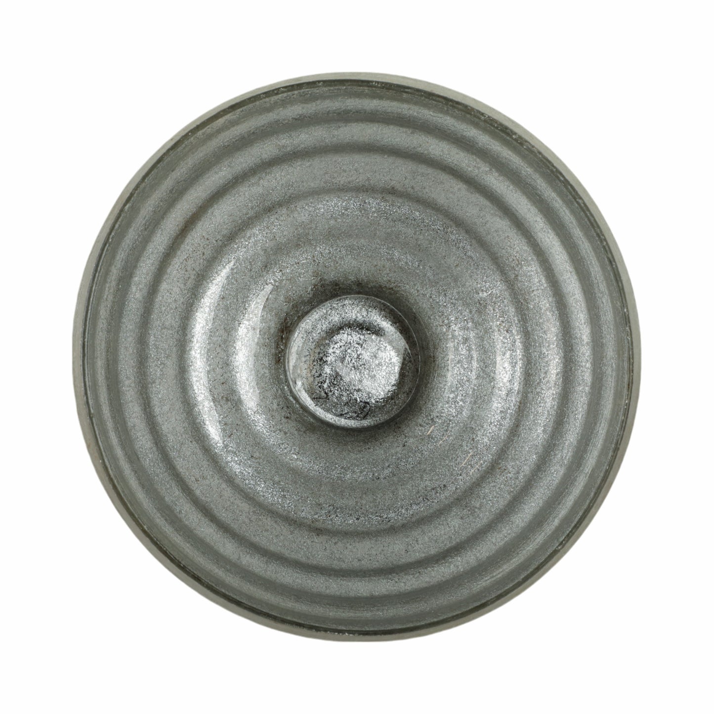 9" Glass Pedestal Bowl Ombre Finish, Multi