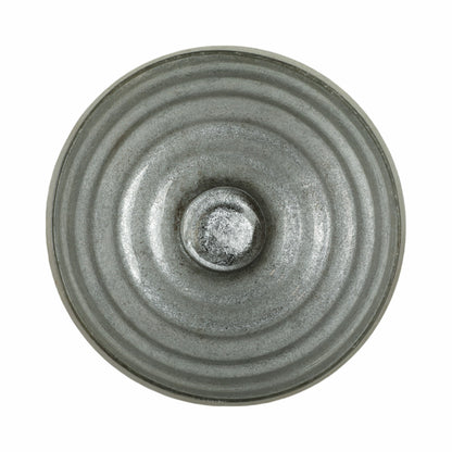 9" Glass Pedestal Bowl Ombre Finish, Multi