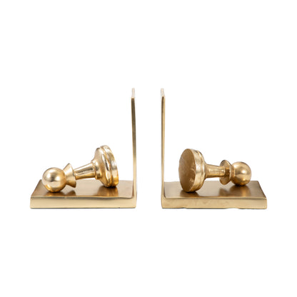 S/2 11" Julian Chess Bookends