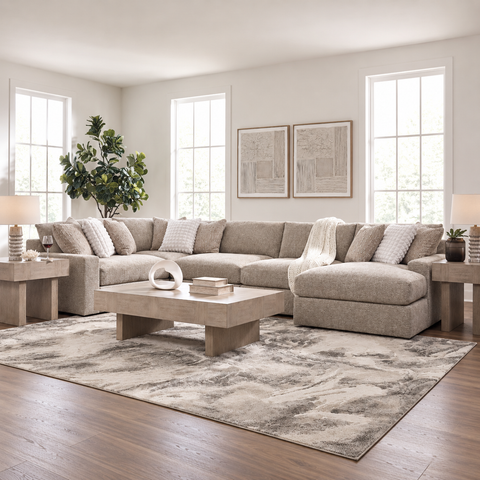 Reston Cove 5-Piece Sectional with Chaise