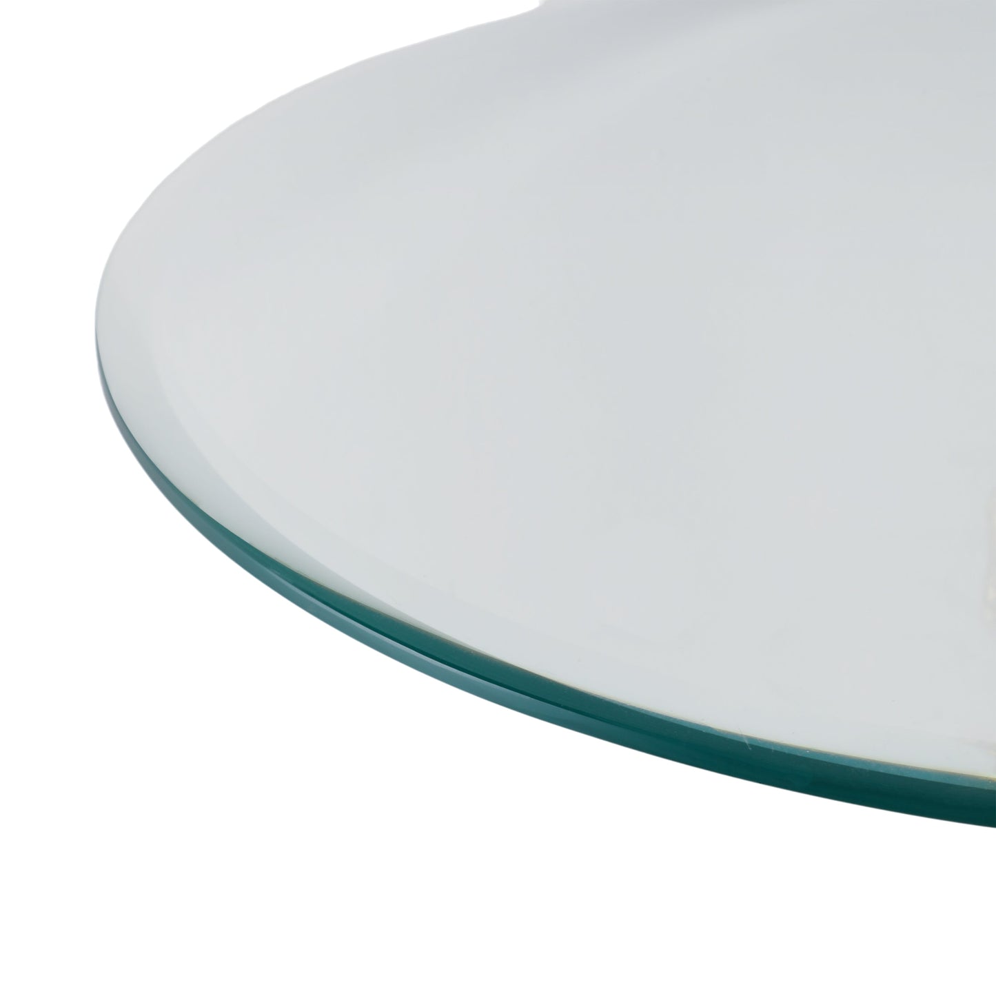 23 بوصة من زجاج الكوارتز الكريستالي الفرنسي مع لمسة معدنية