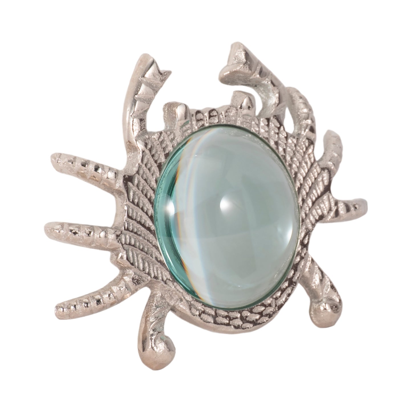 20716-02 |7" Crab Magnifying Glass, Silver