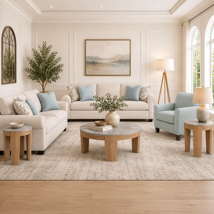 Monumental Sofa Set with Free Guystone Table (Set of 3)